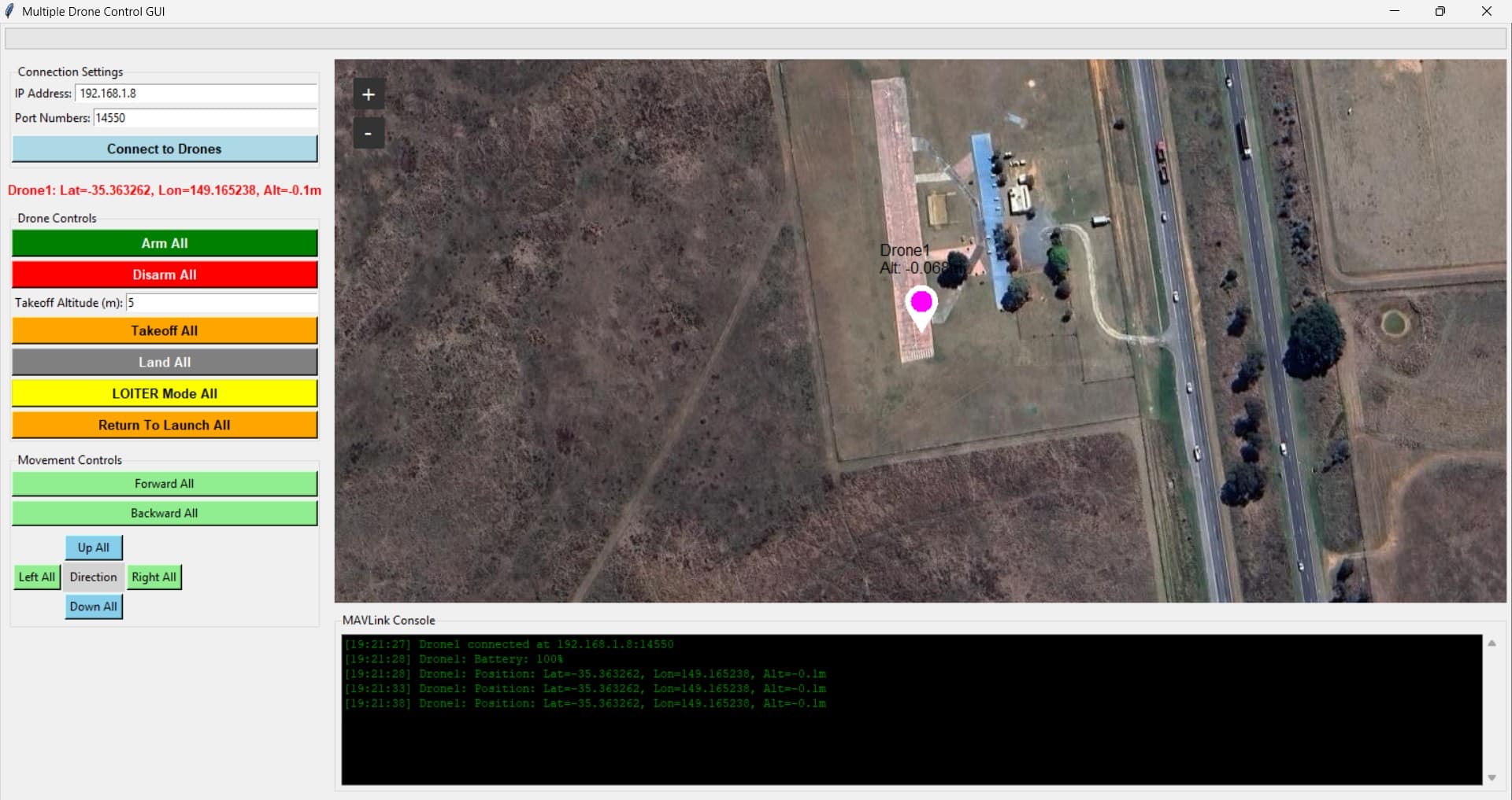 Prototype Web-Based GCS for MAVLink Drones
