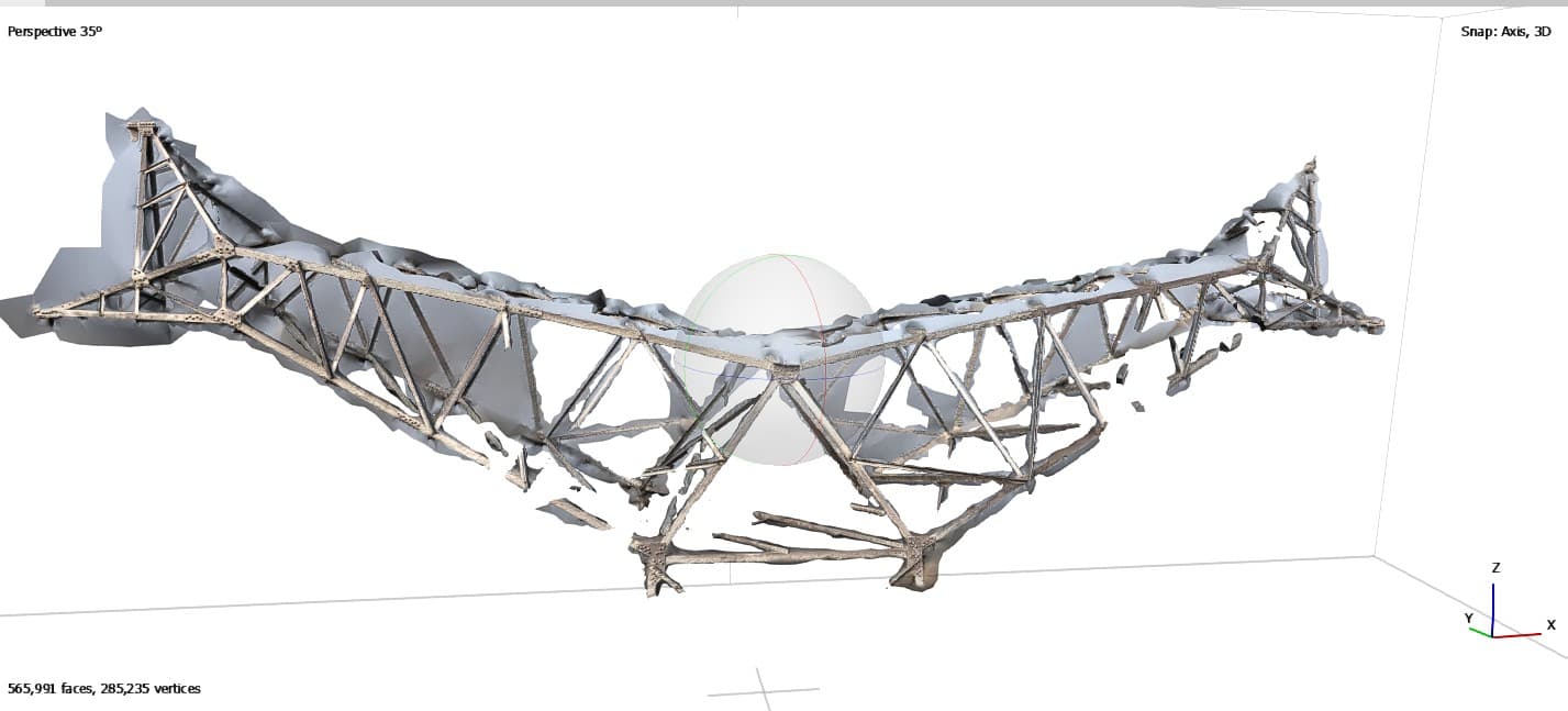 Structural Inspection Using Photogrammetry Technique